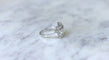 Bague 53 Bague Art Déco Trilogie Diamants 58 Facettes