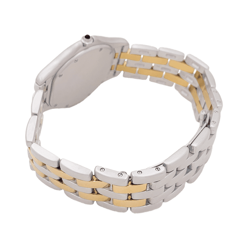 Montre Montre Cartier "Panthère Cougar" en or jaune et acier. 58 Facettes 34090