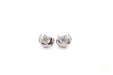 Boucles d'oreilles Puces d’oreilles diamants en or blanc 58 Facettes 26111-D