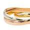 Bague 57 Cartier Bague Alliance Trinity Or rose 58 Facettes 3123541CN
