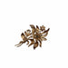 Broche Broche Or Jaune 18k Rubis Emeraude Saphir & Diamants 58 Facettes A4BRO-GSJE516-01