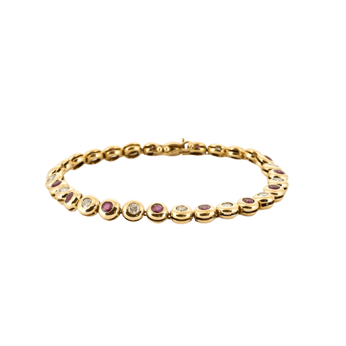 Bracelet BRACELET DIAMANTS ET RUBIS 58 Facettes BO/250002