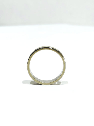 Bague 53 Alliance mixte en or blanc 18 carats 58 Facettes