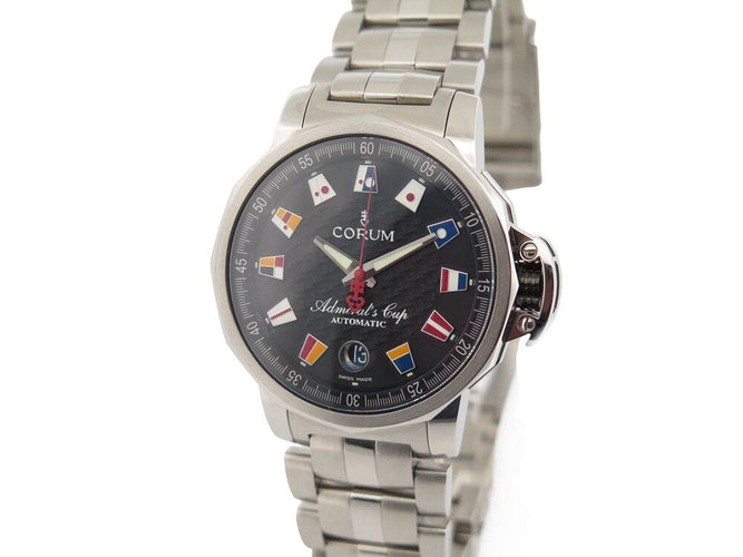 Montre montre CORUM admiral's cup 41 mm automatique acier 58 Facettes 261220