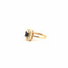 Bague 57 Bague Art Déco Or Jaune Saphir 58 Facettes 46-GS33764