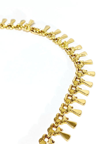 Collier Collier en or rose 58 Facettes