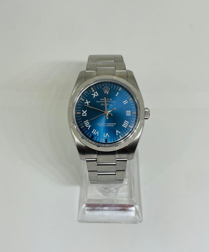 Rolex Air King 34mm fond bleu 58 Facettes