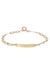 Bracelet Gourmette identité enfant or jaune 58 Facettes 091431