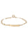 Bracelet Gourmette identité enfant or jaune 58 Facettes 091431