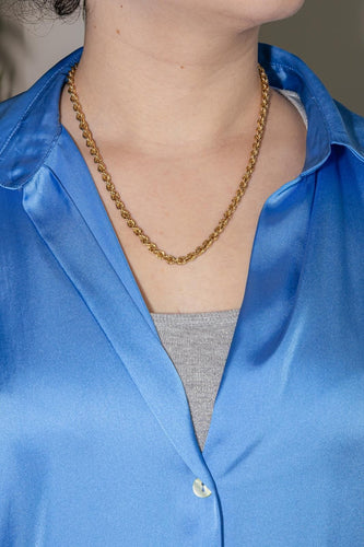 Collier Collier Maille torsadée Or jaune 58 Facettes 4693541CN