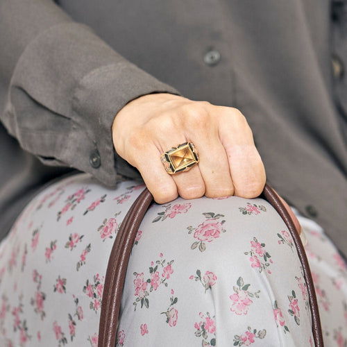 Bague 47 BULGARI (Attribué à) - Bague Marina B citrine pain de sucre 58 Facettes