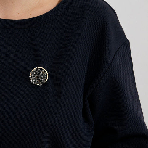 Broche Broche or, platine, diamants 58 Facettes