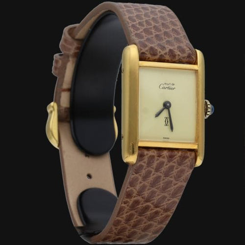 Montre Cartier Montre Tank Vermeil 58 Facettes MT42169