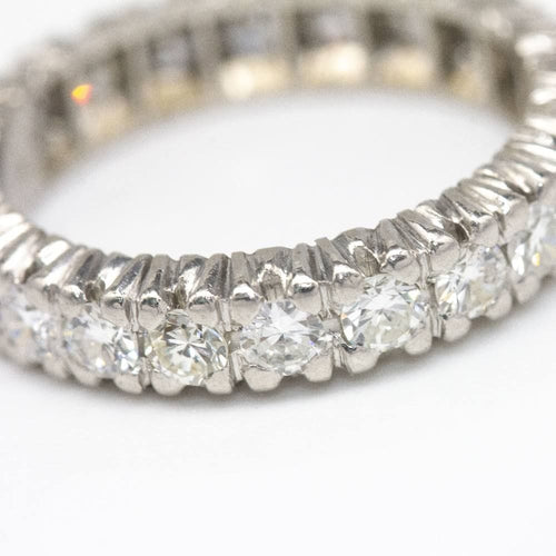 Bague 53.5 Bague Alliance or blanc et diamant 58 Facettes D362766RR