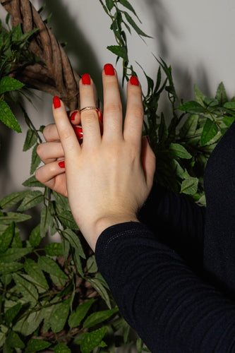 Bague 49 Bague Demi alliance Or rose Diamant 58 Facettes 4878365CN