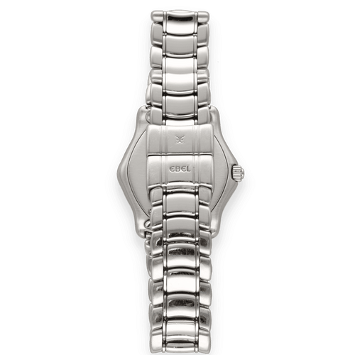 Montre Montre Ebel Sport Classique Dame acier - Ref. 988901 - Quartz - 1985 - 25 mm - Ecrin dorigine 58 Facettes fb10583
