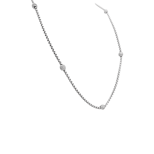 Collier Collier David Yurman, argent, diamants. 58 Facettes 34589