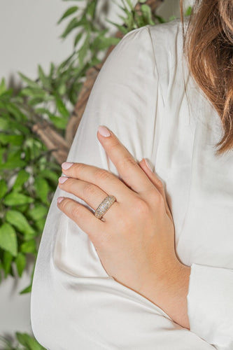 Bague 55 Bague Cocktail Or jaune Diamant 58 Facettes 3308096CN