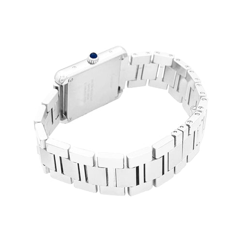 Montre Montre Femme CARTIER, « Tank Solo », acier. 58 Facettes 35007