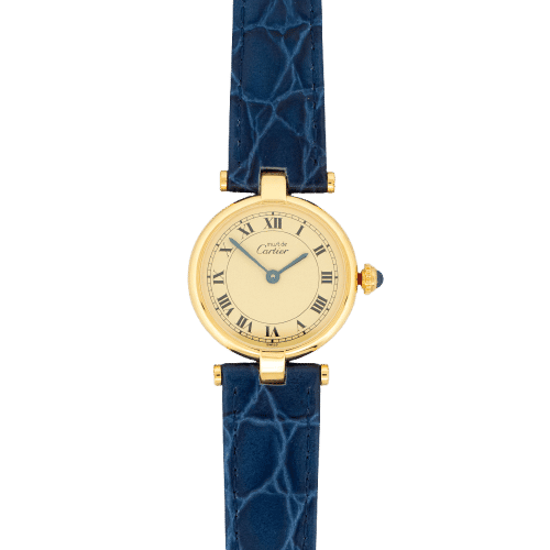 Cartier Must Vendôme - Lemon roman dial - SM 58 Facettes