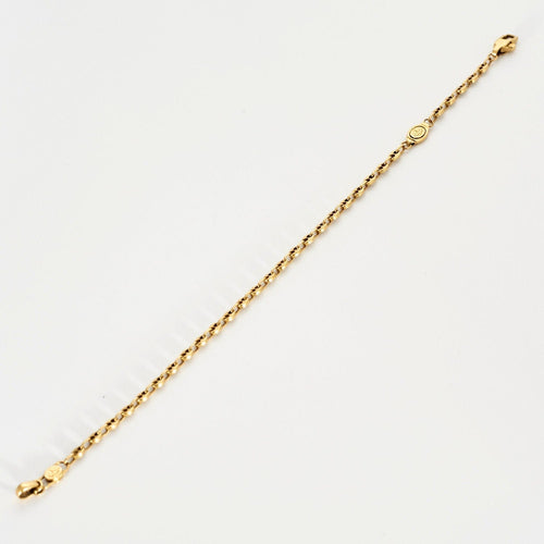 Bracelet Gourmette or jaune 58 Facettes LP155