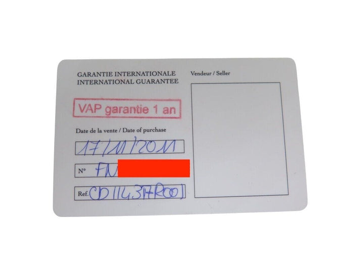 Montre montre CHRISTIAN DIOR cristal cd114317 chronographe 38m acier quartz 58 Facettes 268088