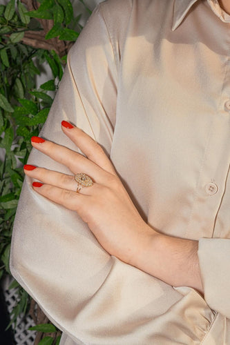 Bague 54 Bague Pompadour Or rose Diamant 58 Facettes 4367907CN