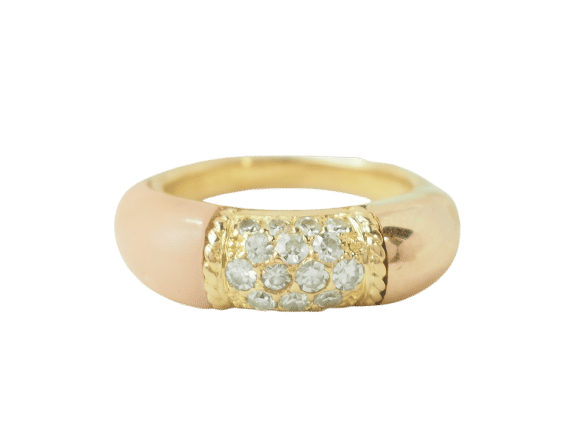 Bague 54 Bague Van Cleef & Arppels en or jaune et diamants 58 Facettes