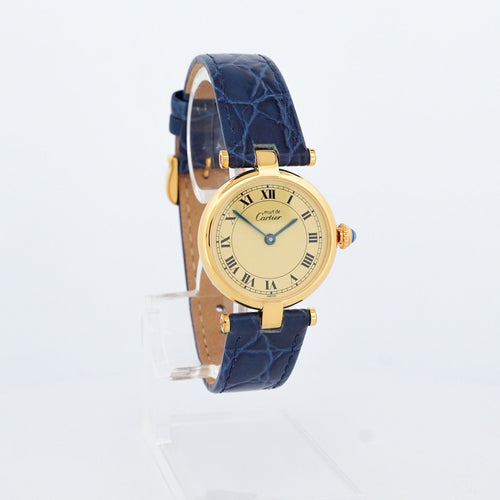 Cartier Must Vendôme - Lemon roman dial - SM 58 Facettes