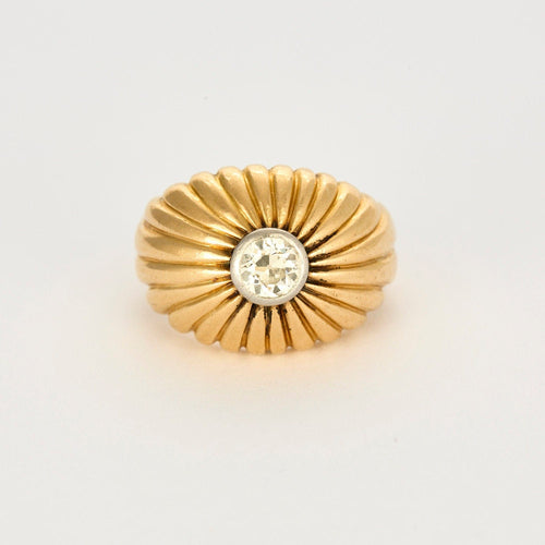 Bague 54.5 BAGUE BOULE DIAMANT 58 Facettes 31300614