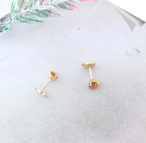 Boucles d'oreilles Boucles d'oreilles clous Citrine 58 Facettes AA 1527