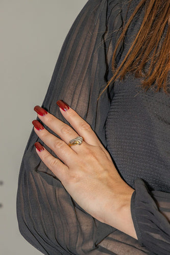 Bague 53 Bague Or jaune, Or blanc Diamant 58 Facettes 3105962CN