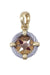 Pendentif Pendentif rose des vents or/acier 58 Facettes 089321