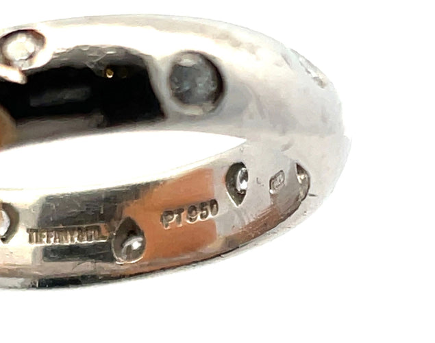 Bague 51 Tiffany & Co. ''Etoile'' - Bague en platine 58 Facettes