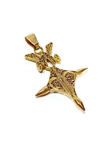 Pendentif Pendentif Croix du Sud or rose 58 Facettes