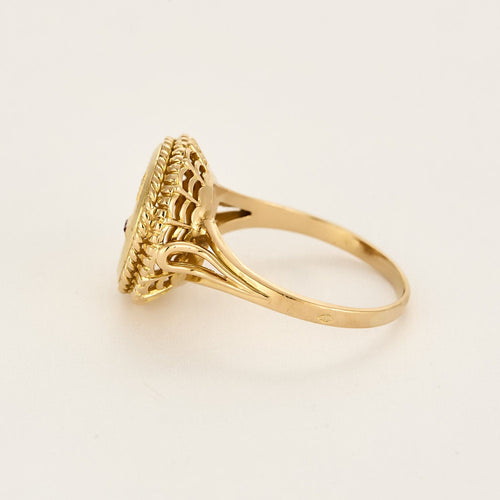 Bague 64 AUGIS - Chevalière en or jaune 58 Facettes ROD34022