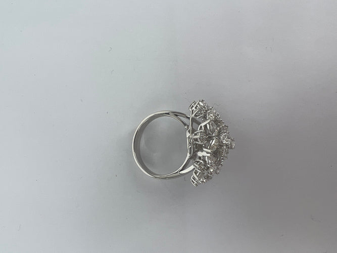 Bague 56 Bague cocktail fantaisie diamant 58 Facettes RNG-131