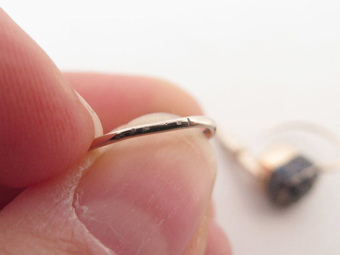 Boucles d'oreilles boucles d'oreilles POMELLATO nudo or rose 18k saphirs bleus 2.2ct s 58 Facettes 266335