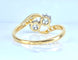 Bague 54 Bague toi et moi en or 18 carats en diamants, vers 1900 58 Facettes AB553