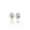 Boucles d'oreilles Boucles d'oreilles or blanc, topaze et diamants 58 Facettes