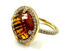 Bague 54 CHAUMET - Bague Attrape-moi si tu m'aimes citrine et diamants 58 Facettes