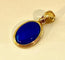 Pendentif Pendentif en or jaune 18 carats et cabochon lapis lazuli 58 Facettes AB552