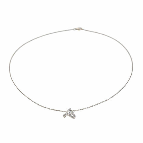Collier Collier Or blanc Diamant 58 Facettes 3747940CN