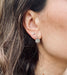 Boucles d'oreilles Boucles d'oreilles dormeuses marguerites or rose platine diamants 58 Facettes