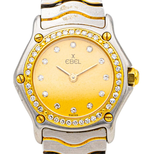 Montre Ebel Montre  Acier, Or jaune Diamant 58 Facettes 3861638RV