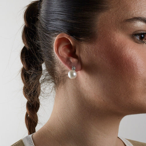 Boucles d'oreilles Boucles d'oreilles Perles & Diamants 58 Facettes 3063