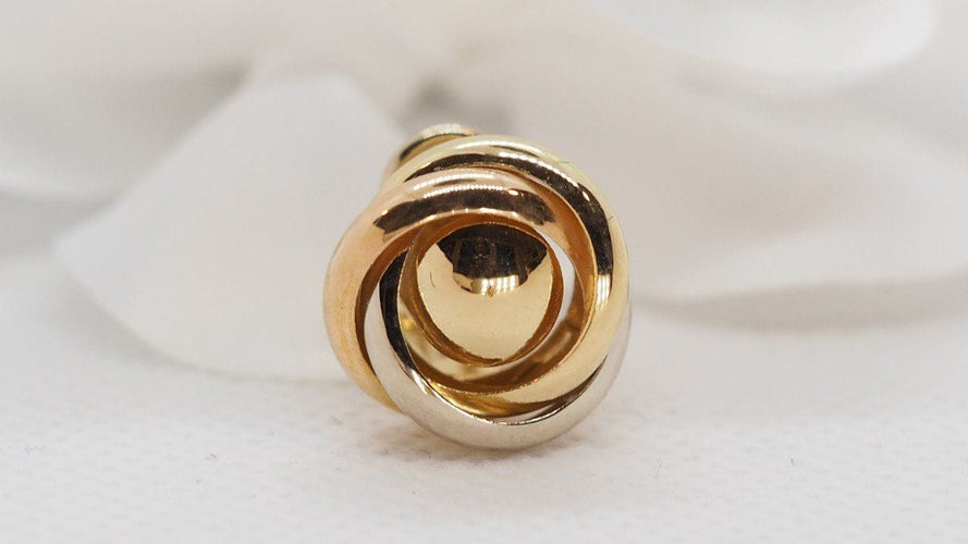 Boucles d'oreilles Boucles d'Oreilles Trois Ors 58 Facettes 30451