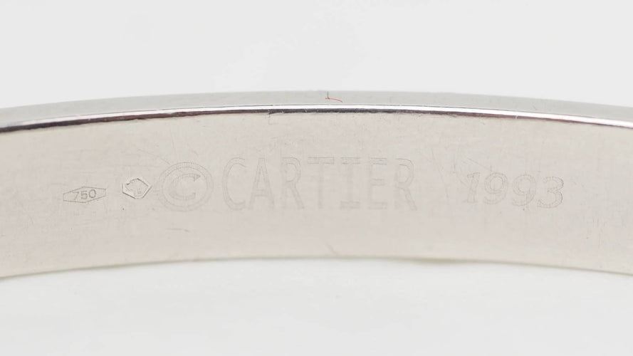Bracelet Bracelet Cartier Love en or blanc vintage 58 Facettes 32697