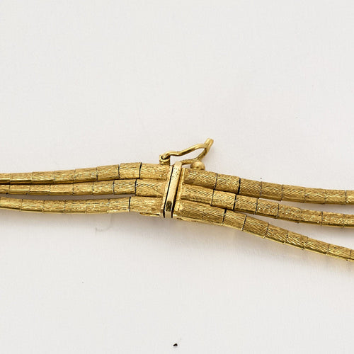 Collier Rare Collier draperie  en or jaune et saphir 58 Facettes GU298