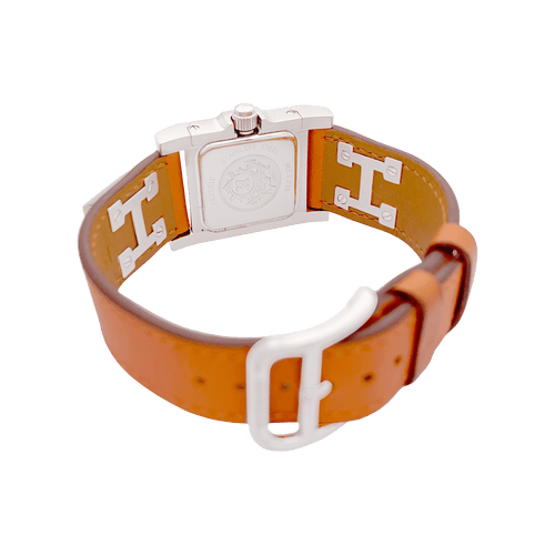 Montre Montre Hermès "Médor" acier, cuir. 58 Facettes 34361